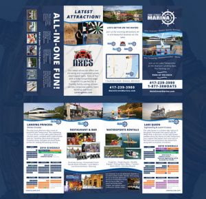 Promotional Materials We'Ve Created For Main Street Marina