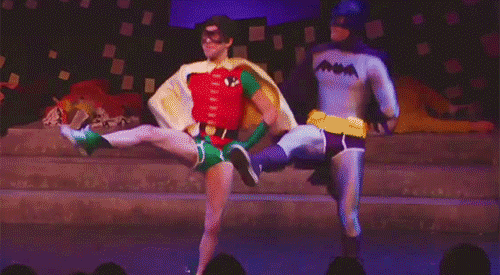 Batman And Robin Dancing