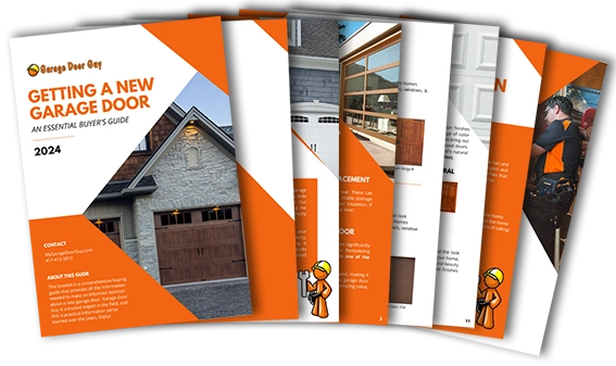 Buyers guide booklet created for Garage Door Guy customers