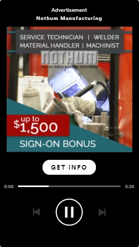 Spotify digital advertisment for hiring event for Nothum in Springfield MO
