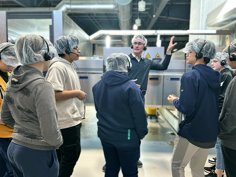 Vital Farms educational tour for 7th grade agricultural students in Springfield Schools
