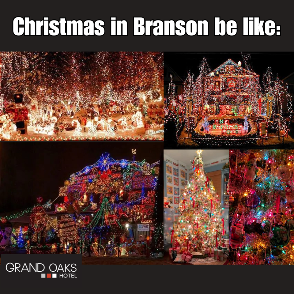 Grand Oaks Hotel Christmas 2025 social media post